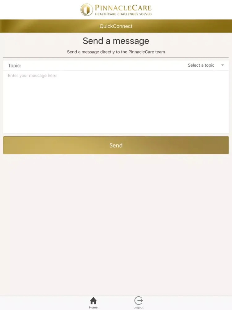 PinnacleCare QuickConnect iPad  スクリーンショット