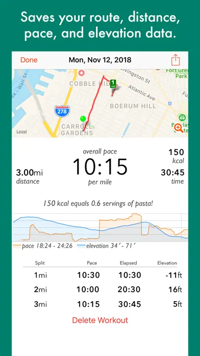 Ảnh chụp màn hình của RunQuest 21k