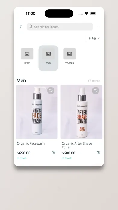 FemPowerMart eCommerce app Ekran Görüntüleri