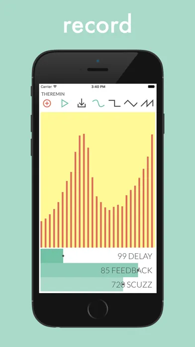 Theremin Synth - Record & Loop স্ক্রিনশট