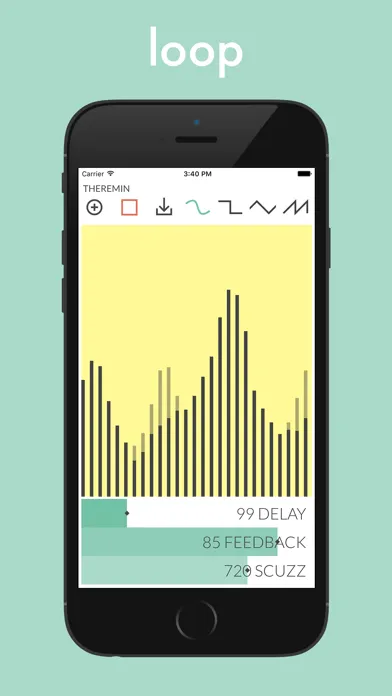 Theremin Synth - Record & Loop স্ক্রিনশট
