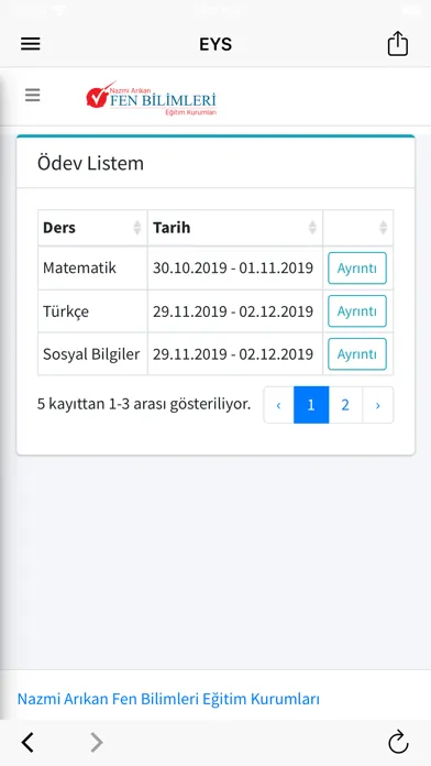 Capturas de pantalla de EYS FEN BILIMLERI