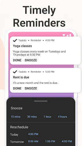 ภาพหน้าจอของ Taskito: To-Do List, Planner