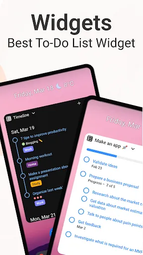 ภาพหน้าจอของ Taskito: To-Do List, Planner