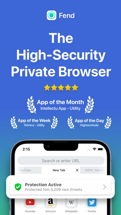 Скриншоты Fend: Private Browser