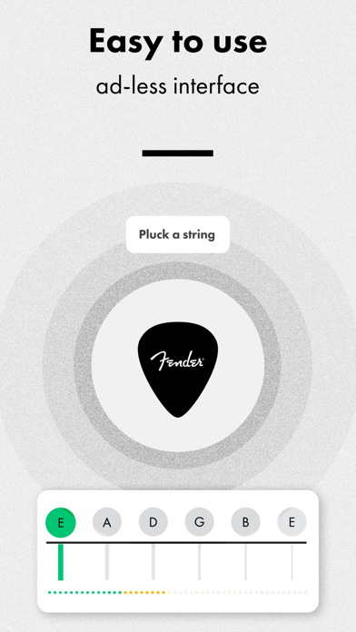 Fender Tune: Guitar Tuner App スクリーンショット