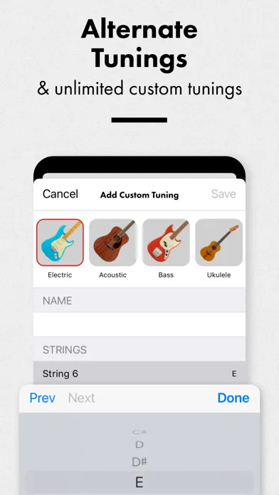 Fender Tune: Guitar Tuner App 스크린샷