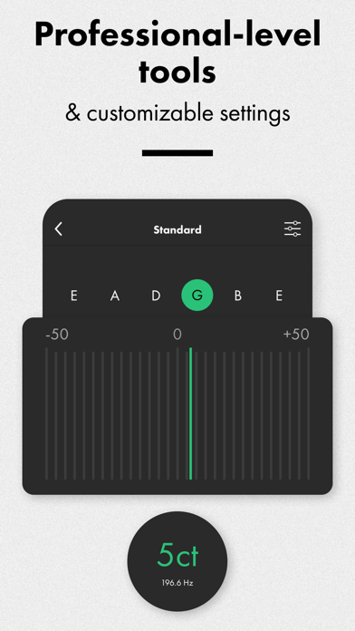Fender Tune: Guitar Tuner App スクリーンショット