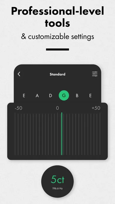 Fender Tune: Guitar Tuner App 스크린샷