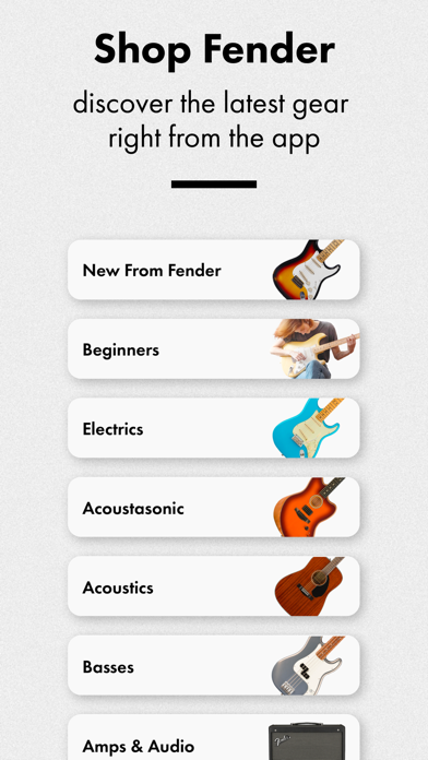 Fender Tune: Guitar Tuner App スクリーンショット