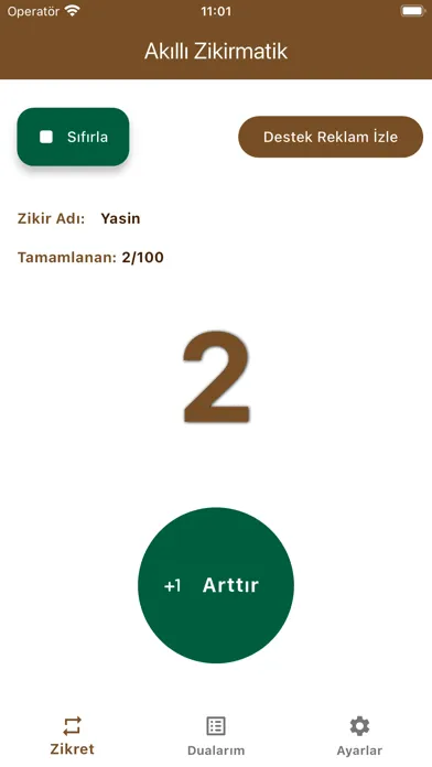 Akıllı Zikirmatik: Dua Takip স্ক্রিনশট