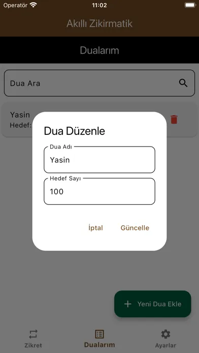 Akıllı Zikirmatik: Dua Takip স্ক্রিনশট