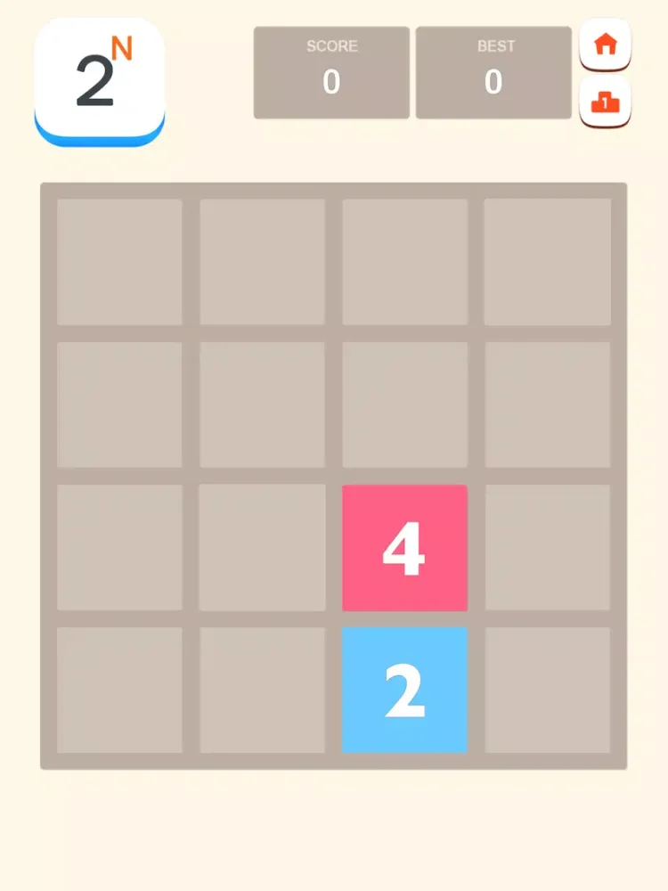 2的N次方 - 2048无尽版 iPad 应用截图