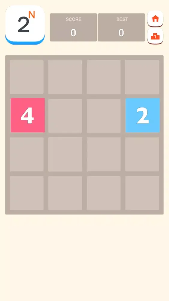 2的N次方 - 2048无尽版应用截图