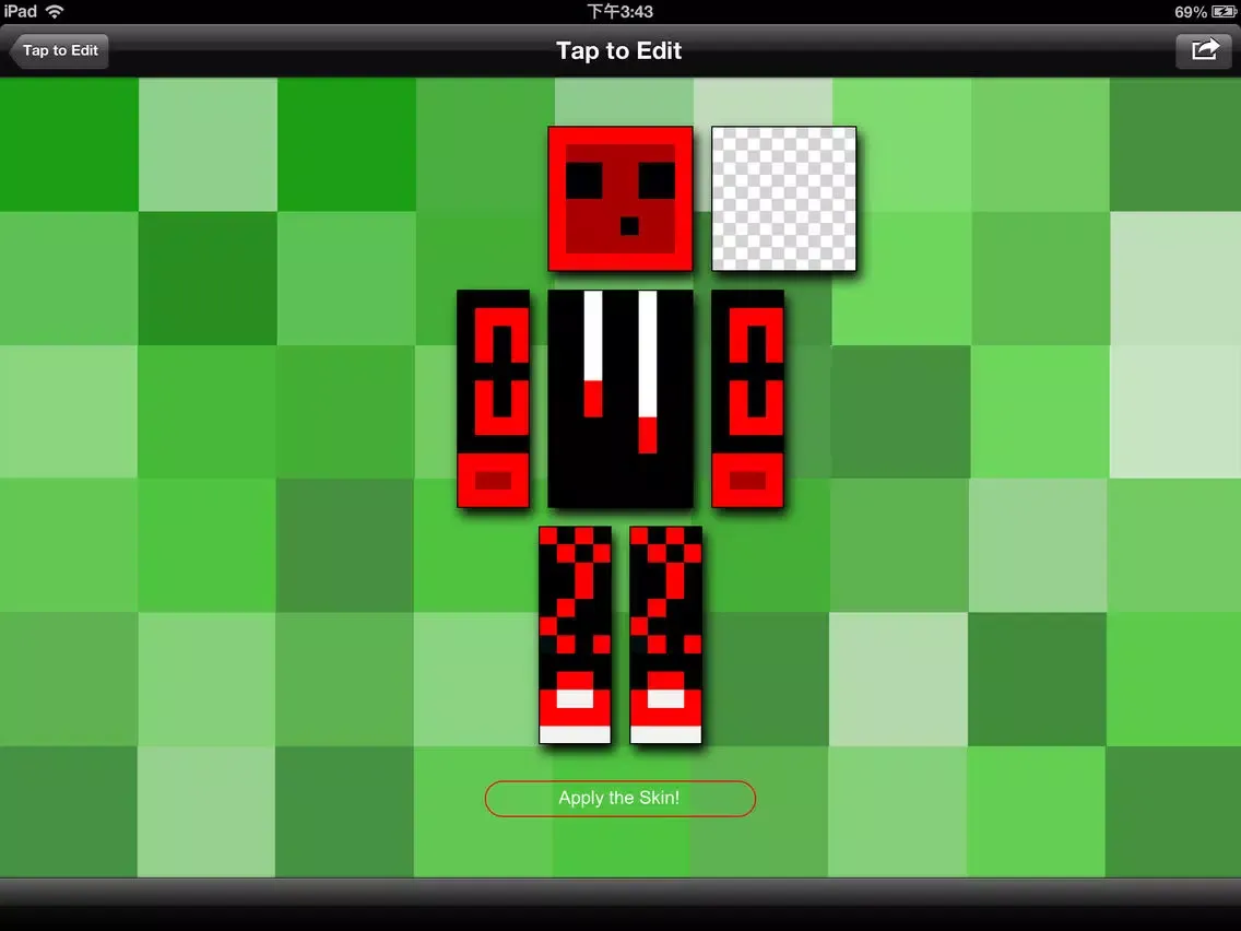 صور 1000000+ Pocket Skins Studio: Minecraft Edition iPad 
