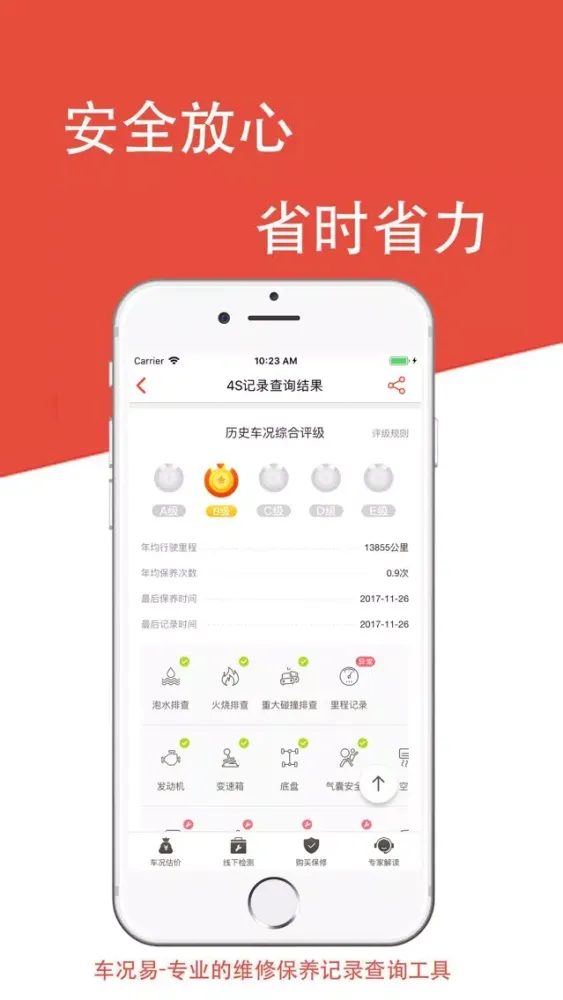 Captures d'écran de 车况易-闪电查车况!