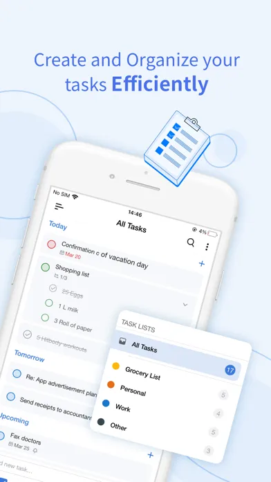Zrzuty ekranu Tiny Planner - Daily Organizer