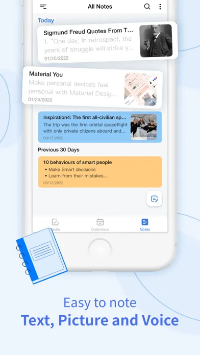 Zrzuty ekranu Tiny Planner - Daily Organizer