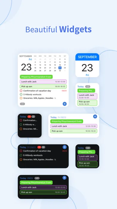 Zrzuty ekranu Tiny Planner - Daily Organizer