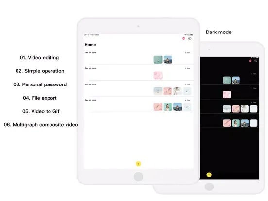 简视-视频编辑助手&清爽视频编辑器 iPad 应用截图