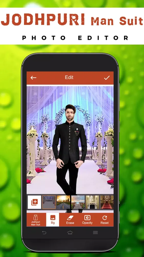 ภาพหน้าจอของ Jodhpuri Man Photo Suit Editor