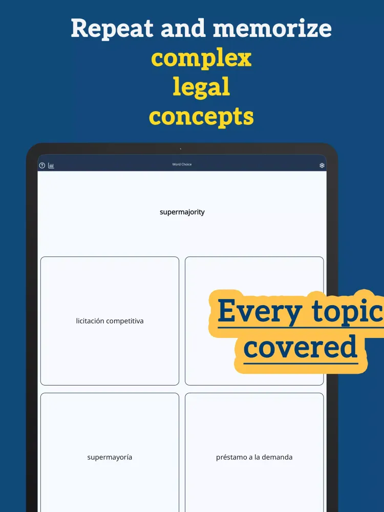 Capturas de pantalla de Legal English: Learn Words