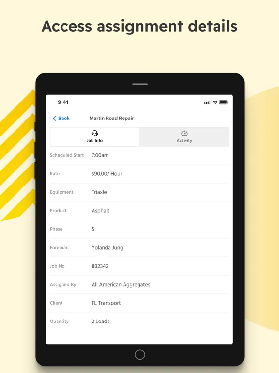 Tread Construction Technology iPad  স্ক্রিনশট