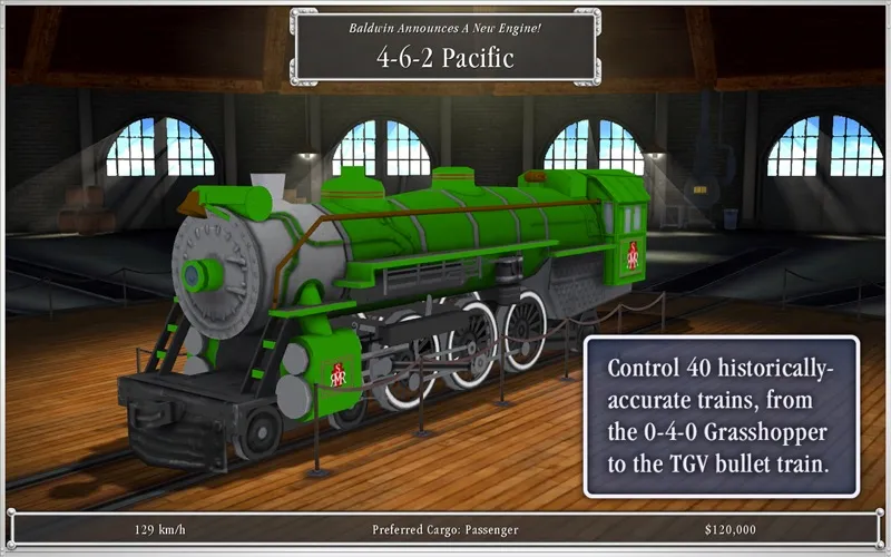 Tangkapan layar Sid Meier's Railroads!