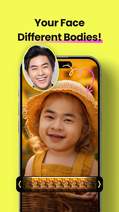 DeepFace - AI Face Swap Videos سکرین شاٹس