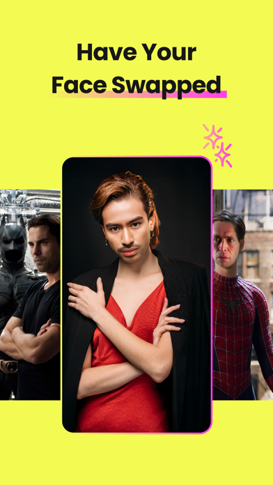 DeepFace - AI Face Swap Videos سکرین شاٹس