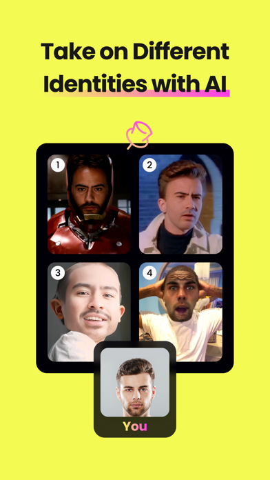 DeepFace - AI Face Swap Videos سکرین شاٹس