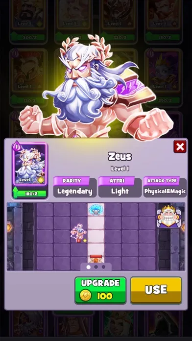 Tangkapan skrin Clash of Olympus