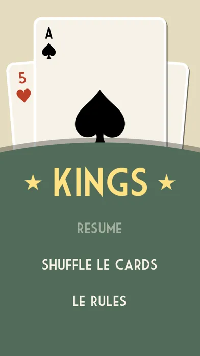 Kings Card Game Screenshots