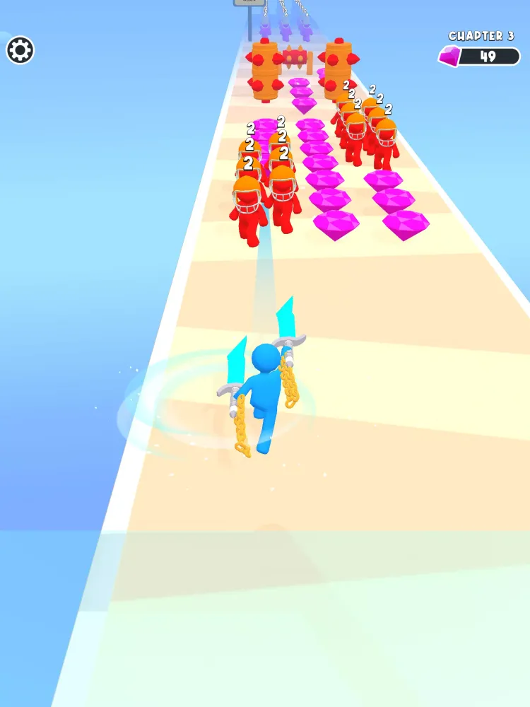 Capturas de tela do Throw and Pull