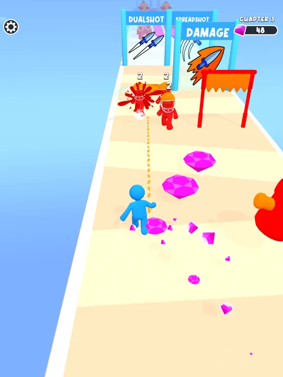 Zrzuty ekranu Throw and Pull iPad 