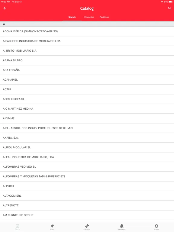 Feria Valencia iPad  Screenshots