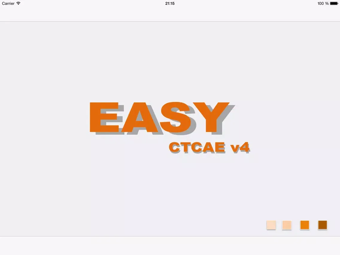 ภาพหน้าจอของ Easy CTCAE iPad 