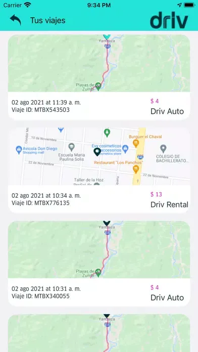 Driv Conductor Screenshots