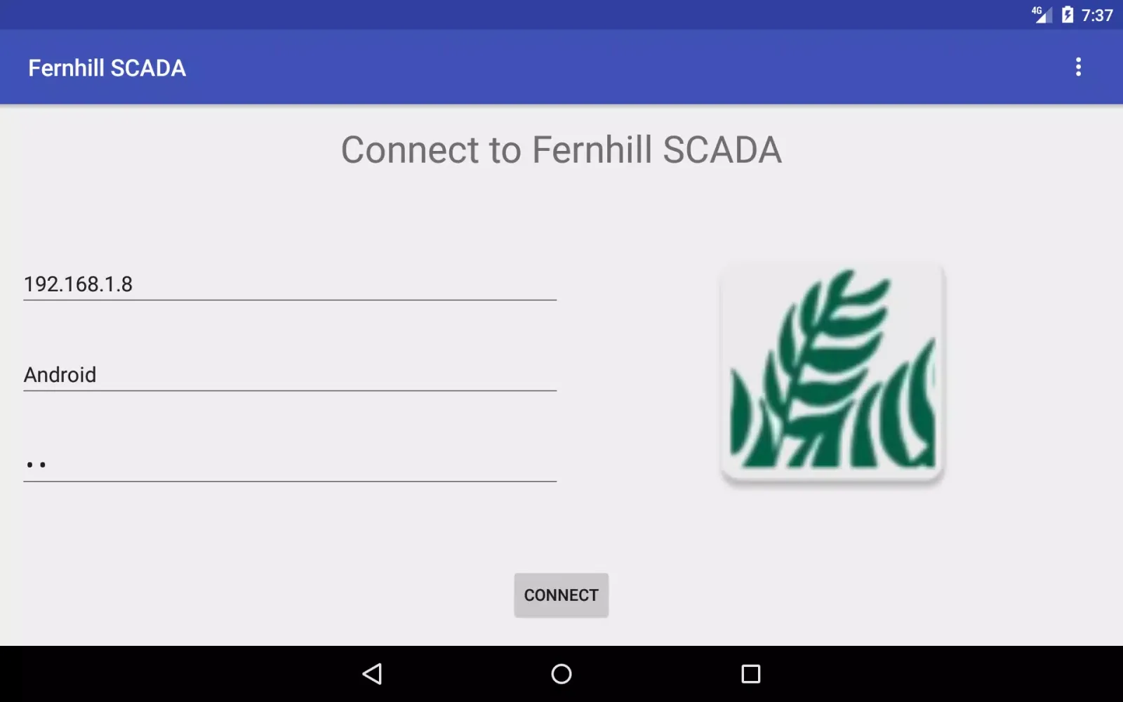 Zrzuty ekranu Fernhill SCADA