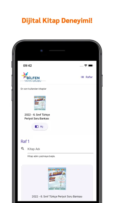 Captures d'écran de BİLFEN YAYIN GRUBU Mobil Kütüp