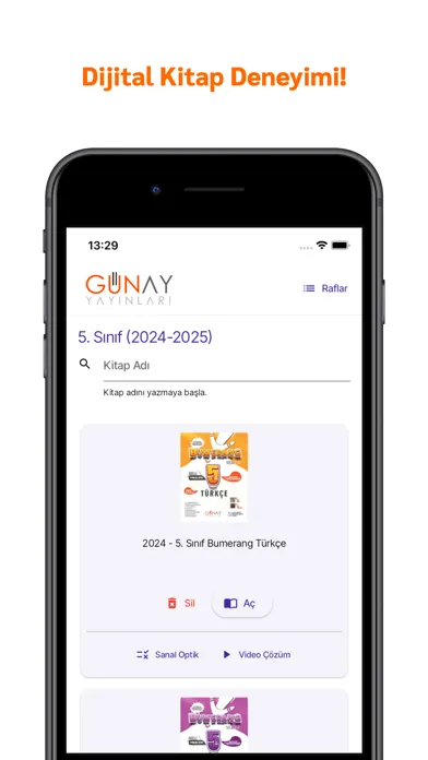 Capturas de tela do GÜNAY Mobil Kütüphane