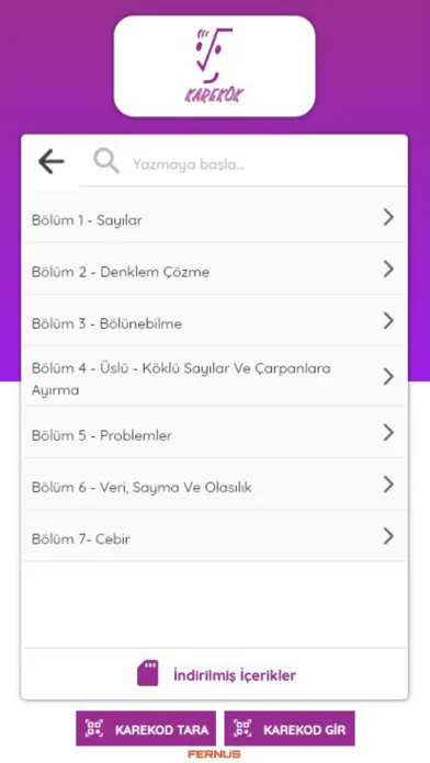 Karekök Video Çözüm Screenshots