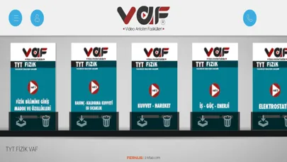 Capturas de pantalla de VAF Mobil Kütüphane
