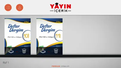 Tangkapan skrin Yayın İçerik Mobil Kütüphane