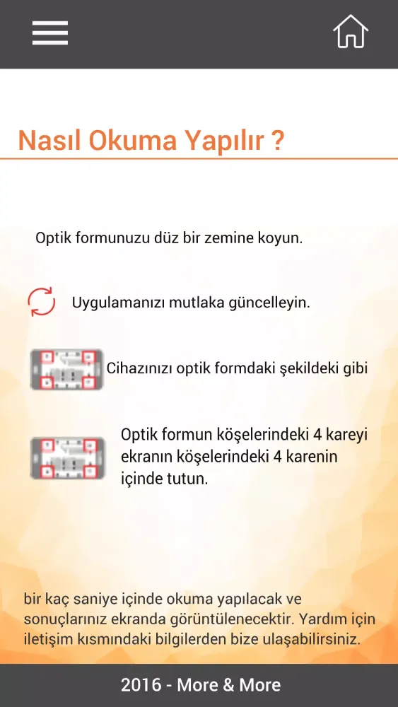 MORE&MORE Optik Okuma Screenshots