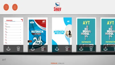 Sınav Mobil Kütüphane Screenshots