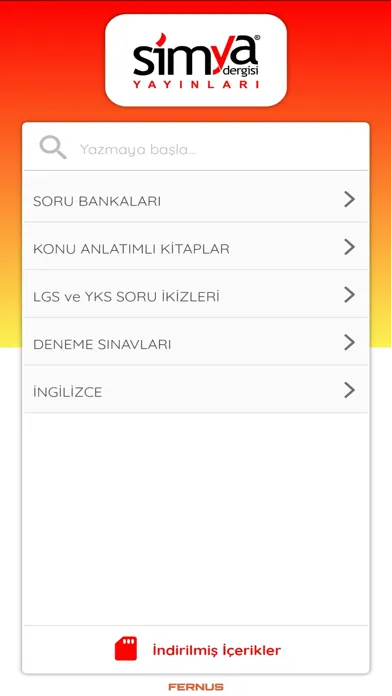 Tangkapan skrin Simya Video Çözüm
