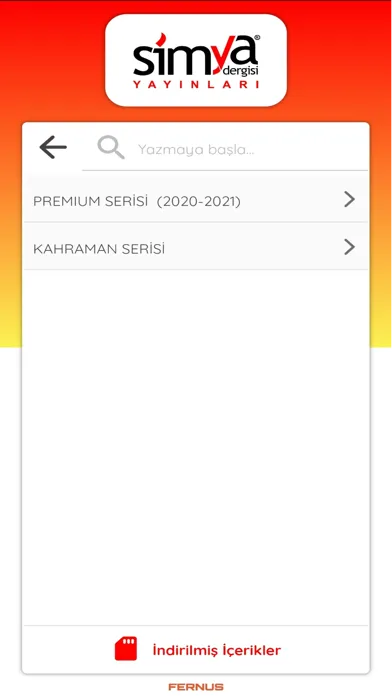 Tangkapan skrin Simya Video Çözüm