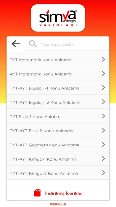 Tangkapan skrin Simya Video Çözüm