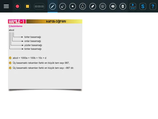 Capturas de tela do Tammat Öğretmen Çözüm Uygulama iPad 